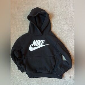 Nike Kids Black and White Logo Hoodie